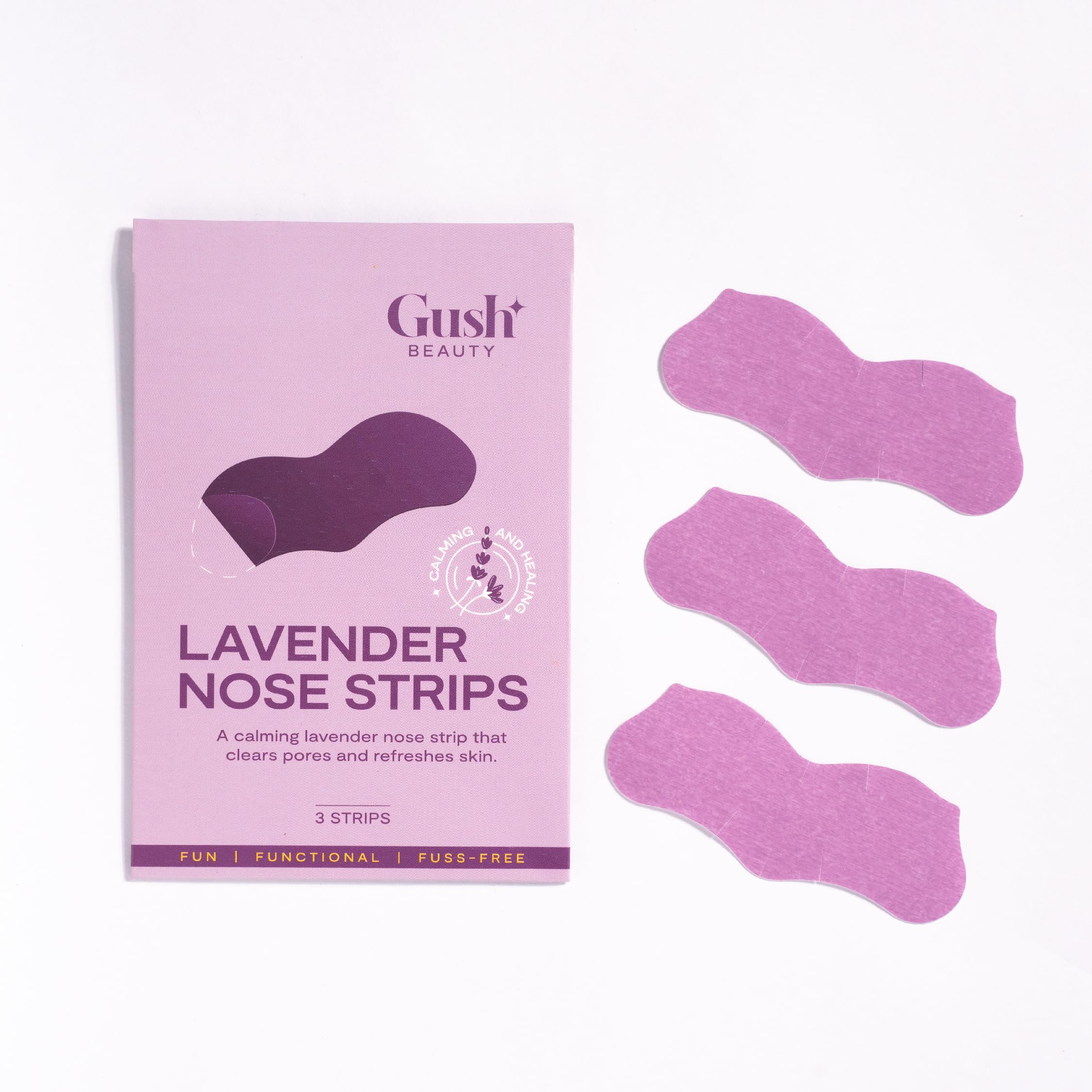 Nose Pore Patches | Medical-Grade Hydrocolloid | Targets Pores & Pimples | Absorbs Oil Overnight | Vegan | Cruelty-Free | Facial Skin Care Products | 3 Pcs | Calming Lavender-image-24