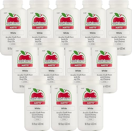 Miniatura 5 de Apple Barrel Pintura acrílica en varios colores (16 onzas), 21123B rojo brillante (paquete de 12)