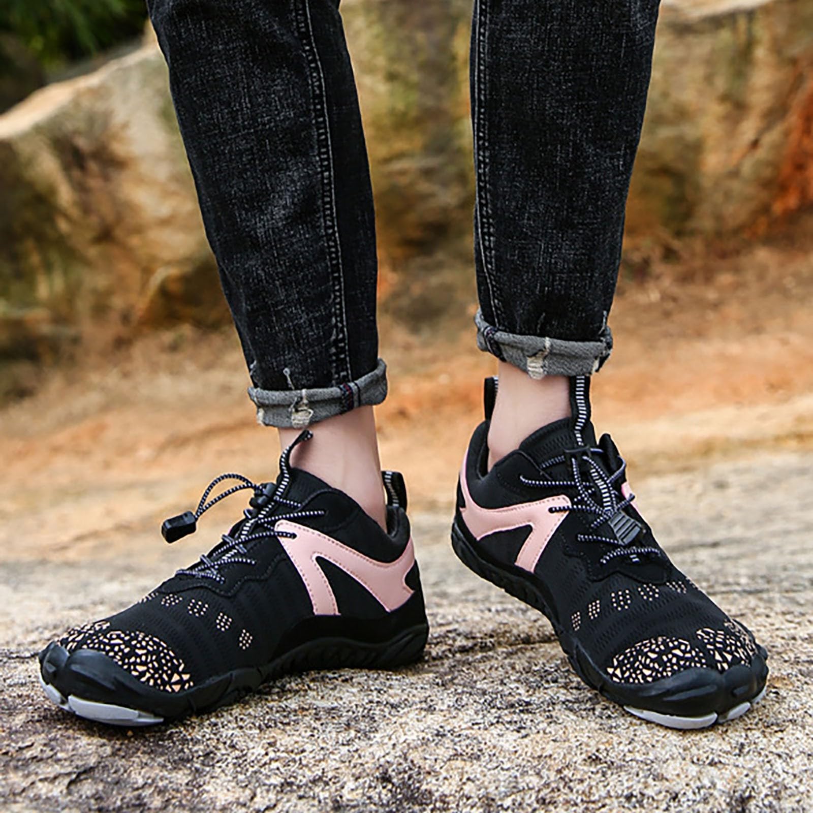 Scarpe Mare Scoglio Scarpe da Scoglio Donna Mare Uomo Spiaggia Scarpette Sportive per Scogli di Gomma Il Acqua Palestra Fiume Vela Trasparenti Sassi 43 Bianche Sandali Sportivi Leggere Ciabatte Pelle