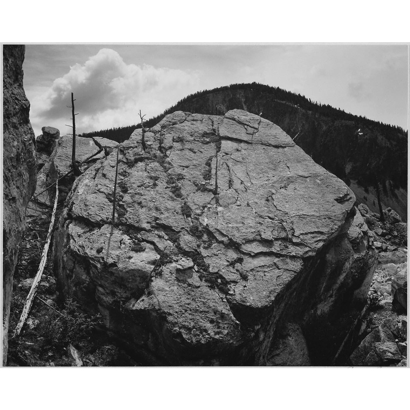 Impression giclée Adams Rocks at Silver Gate Yellowstone 61x45.7 cm ARTICULOZY
