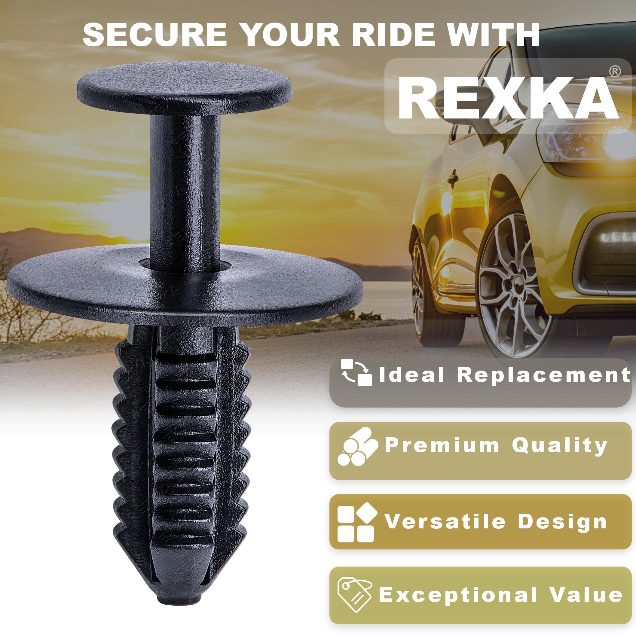 Amazon.com: Rexka 30pcs Ft Fender Liner Rivet Retainer Clips 