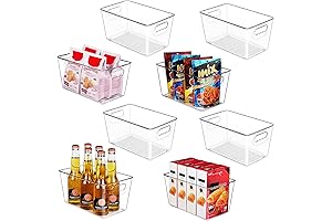 YIHONG Modular Clear Plastic Storage Bins
