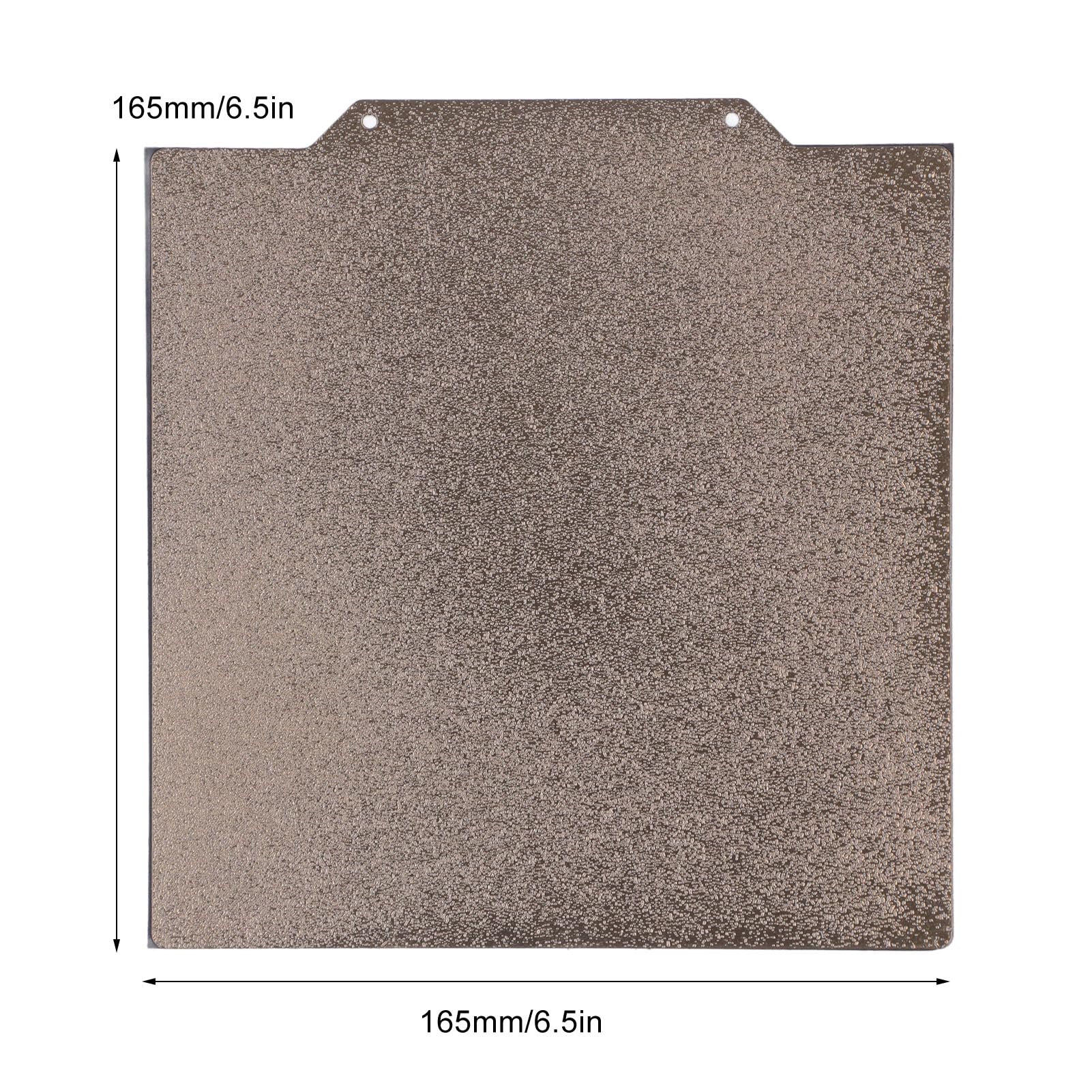 Płyta do Zabudowy Drukarki 3D Elastyczna Płyta ze Stali Sprężynowej PEI Magnetyczna Płyta do Zabudowy Dwustronna Platforma ze Stali Sprężynowej 165x165mm