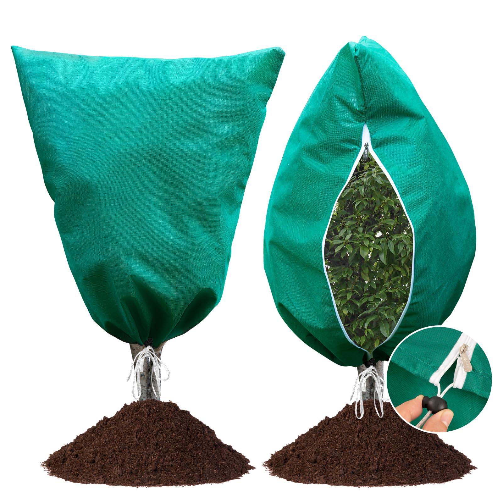 Snapklik.com : Insoma 2 Packs Plant Covers Freeze Protection 47.7" W X ...