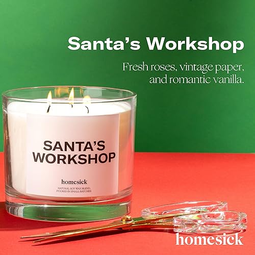 Miniatura 2 de Homesick Après Vela perfumada  Vela perfumada de humo de abeto azul y chimenea de 26 onzas, mezcla de cera de soja después de esquí, regalos para