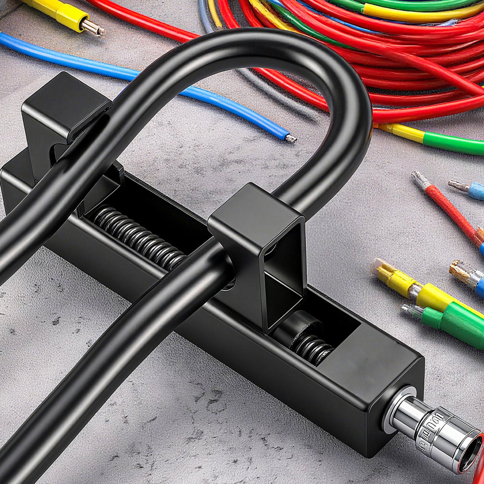 Stringicavo industriale Piccolo 223mm Strumento di morsetto del cavo migliora la resistenza alla trazione Uso flessibile per condizioni di bagnato Non slittamento stringicavo