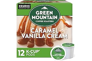 Green Mountain Flavored Coffee Creamer Caramel Vanilla Cream Keurig K-Cup Pods