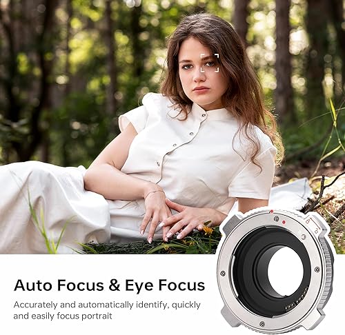 Miniatura 3 de VILTROX Adaptador de lente EF-M1 Pro, adaptador de montaje en anillo de enfoque automático, convertidor de lente con bloqueo de seguridad compatible