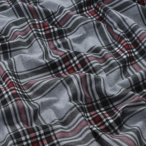 Miniatura 4 de FEATHER & STITCH NEW YORK juego de sábanas de franela de algodón, para colchones altos, sábanas cálidas, acogedoras, ligeras, para invierno