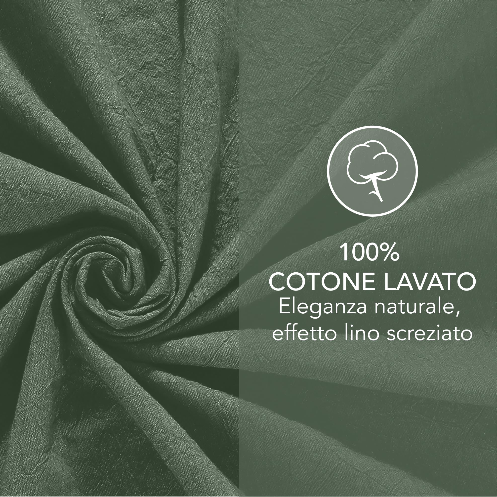 Federe Cuscino 40x60 In Cotone Lavato Beige - Set Da 2 Con Cerniera - Dreamzie Certificato OEKO-TEX