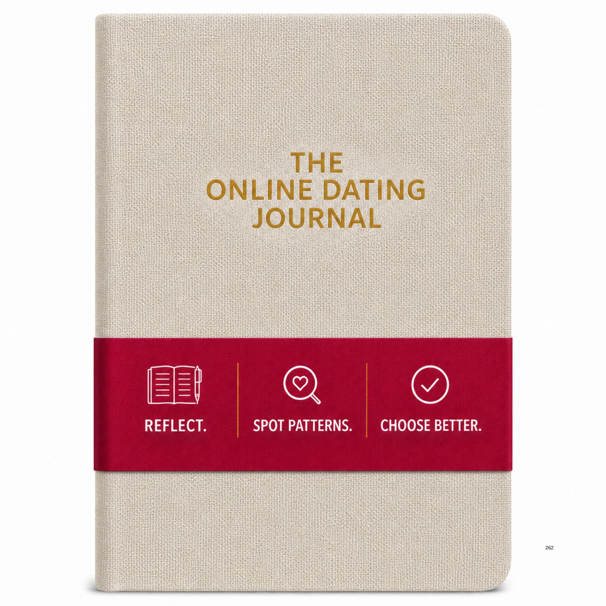 Better Version® The Online Dating Journal | Guided Reflection Journal to Recognise Dating Patterns | Spot Red Flags & Date More Intentionally | Gift for Singles
