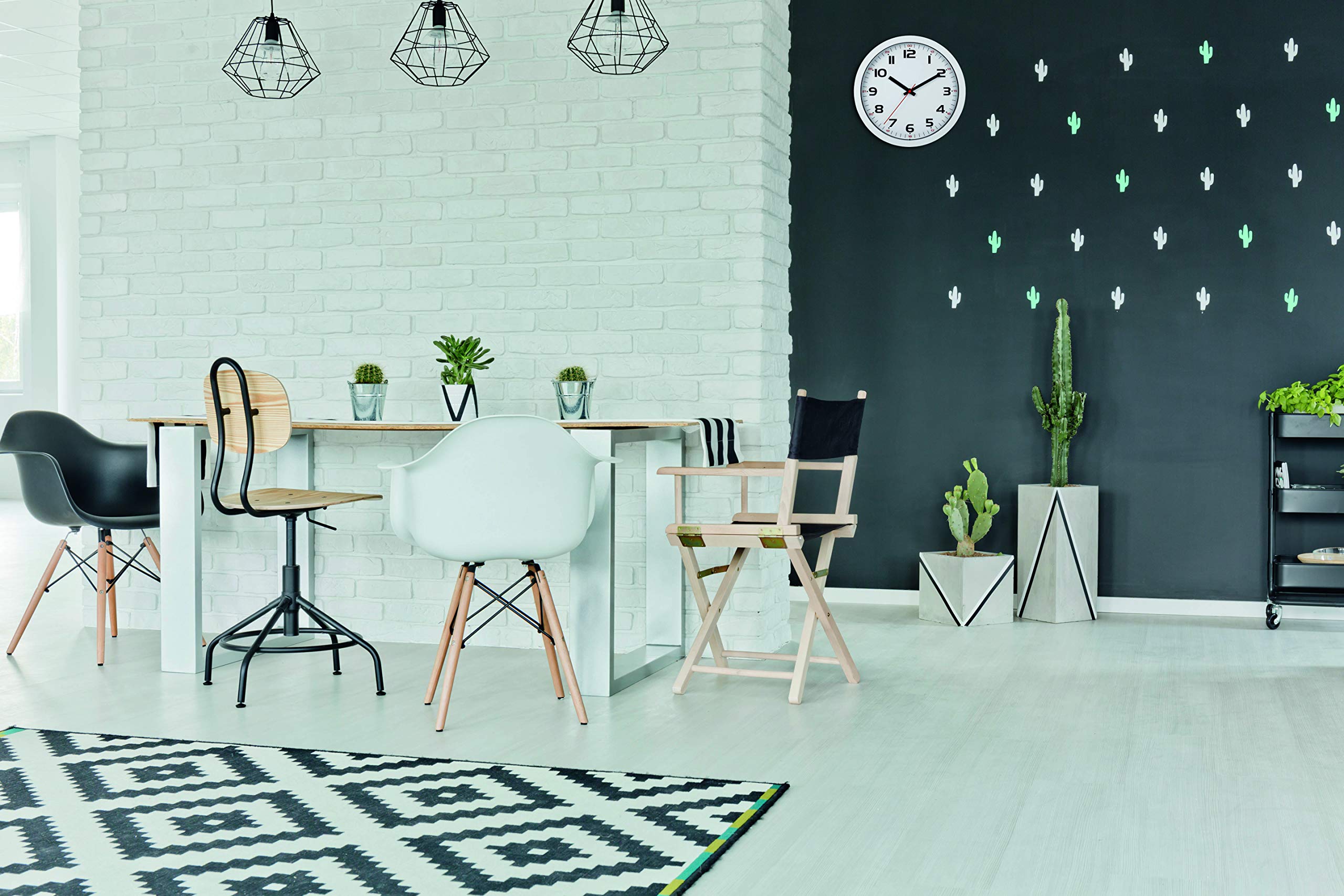 Orologio Da Incasso TFA Dostmann Con 2 Quadranti - Bianco, 90x90x36 Mm, Movimento Al Quarzo - Foto 12