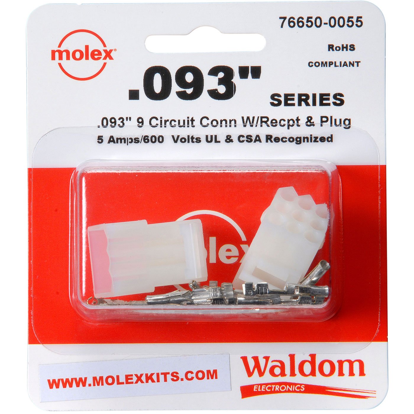 Molex 9-Pin Connector Kit 0.093