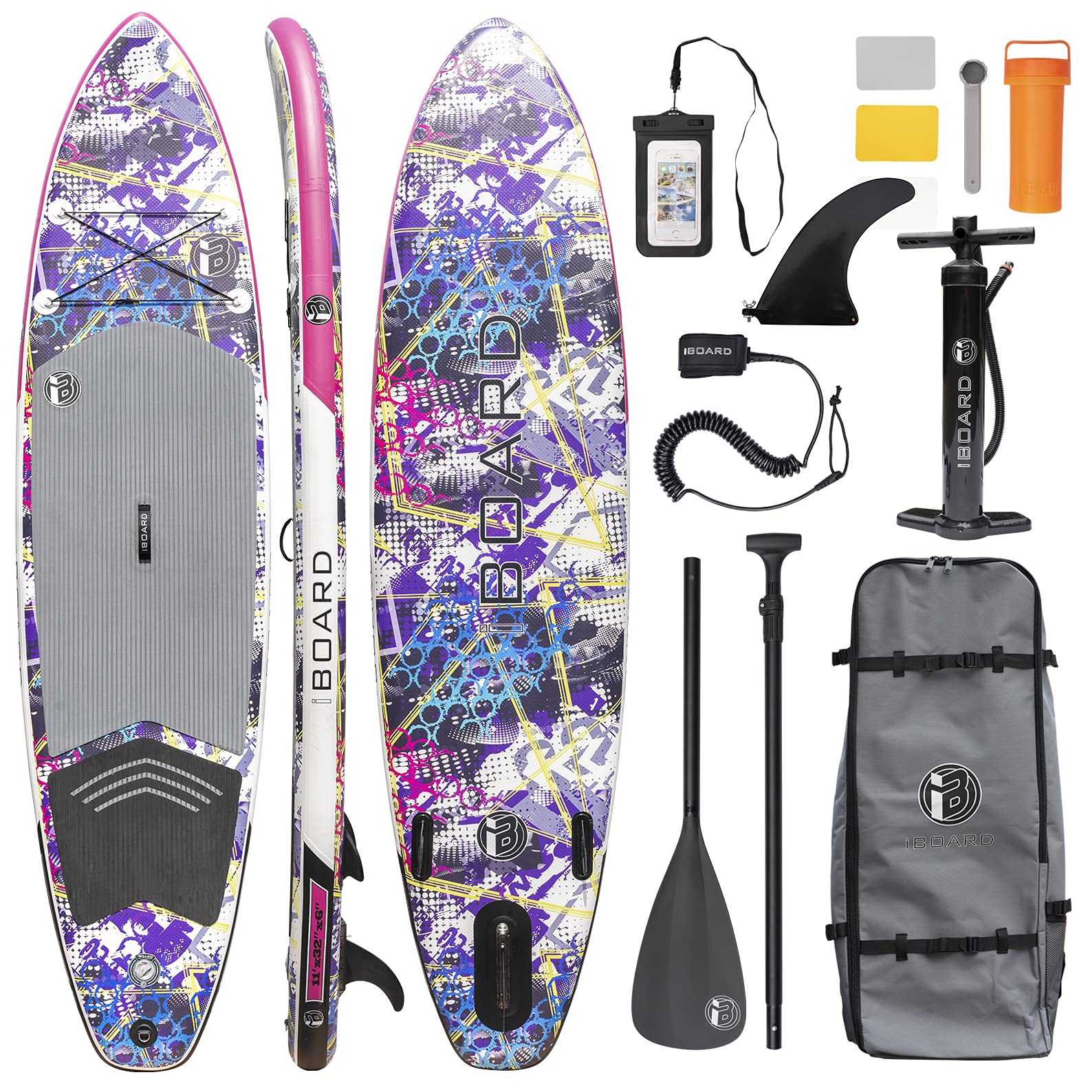 Sponsored Ad – Inflatable Paddle Board |SUP Board Stand Up Paddleboarding| 11′×32″×6″ Thick|All Accessories Inside