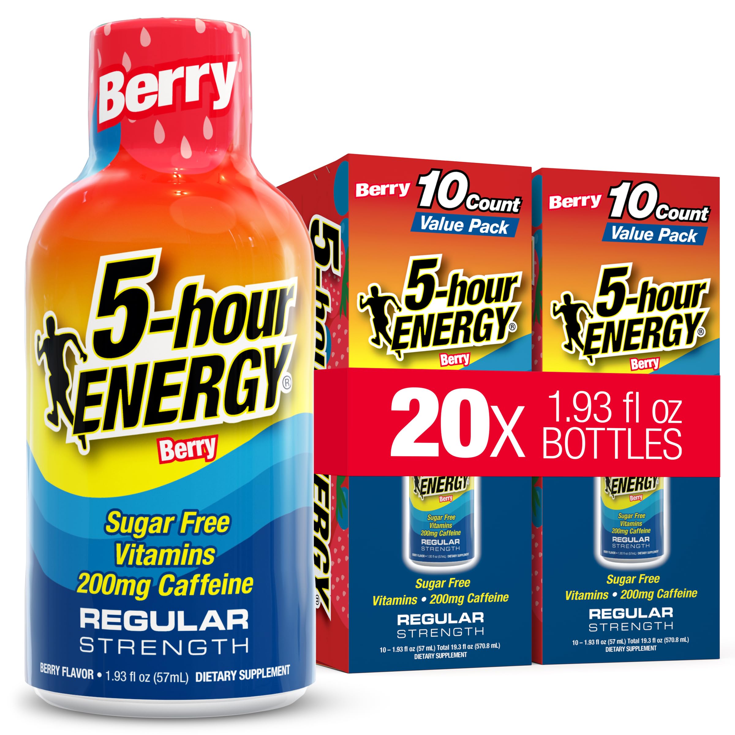 5-hour ENERGY BERRY Flavor, 30 Count, Regular Strength Energy Shot — Amazon image 9