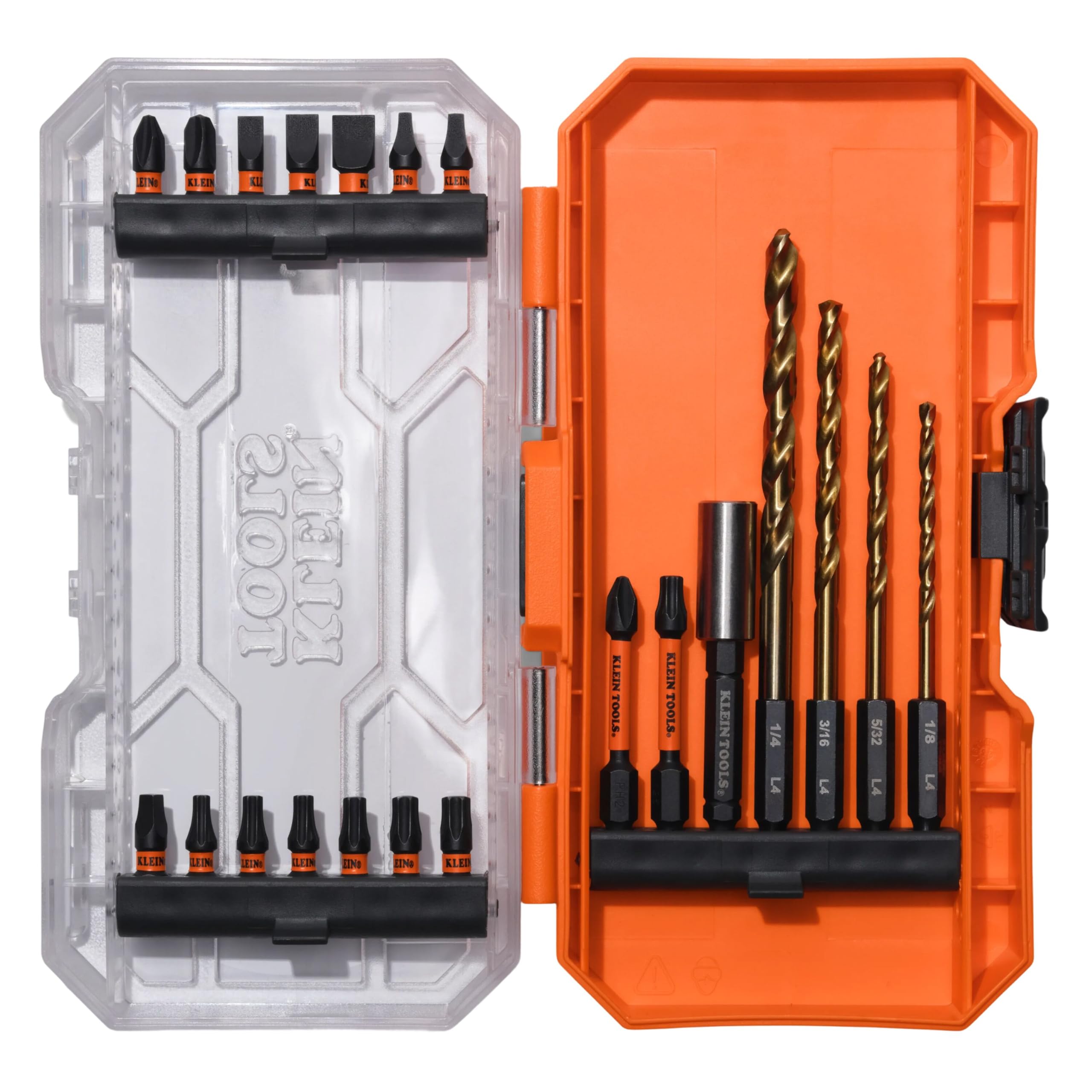 Amazon.com: Klein Tools 33811B Drill and Driver Bit Set, 21-Piece