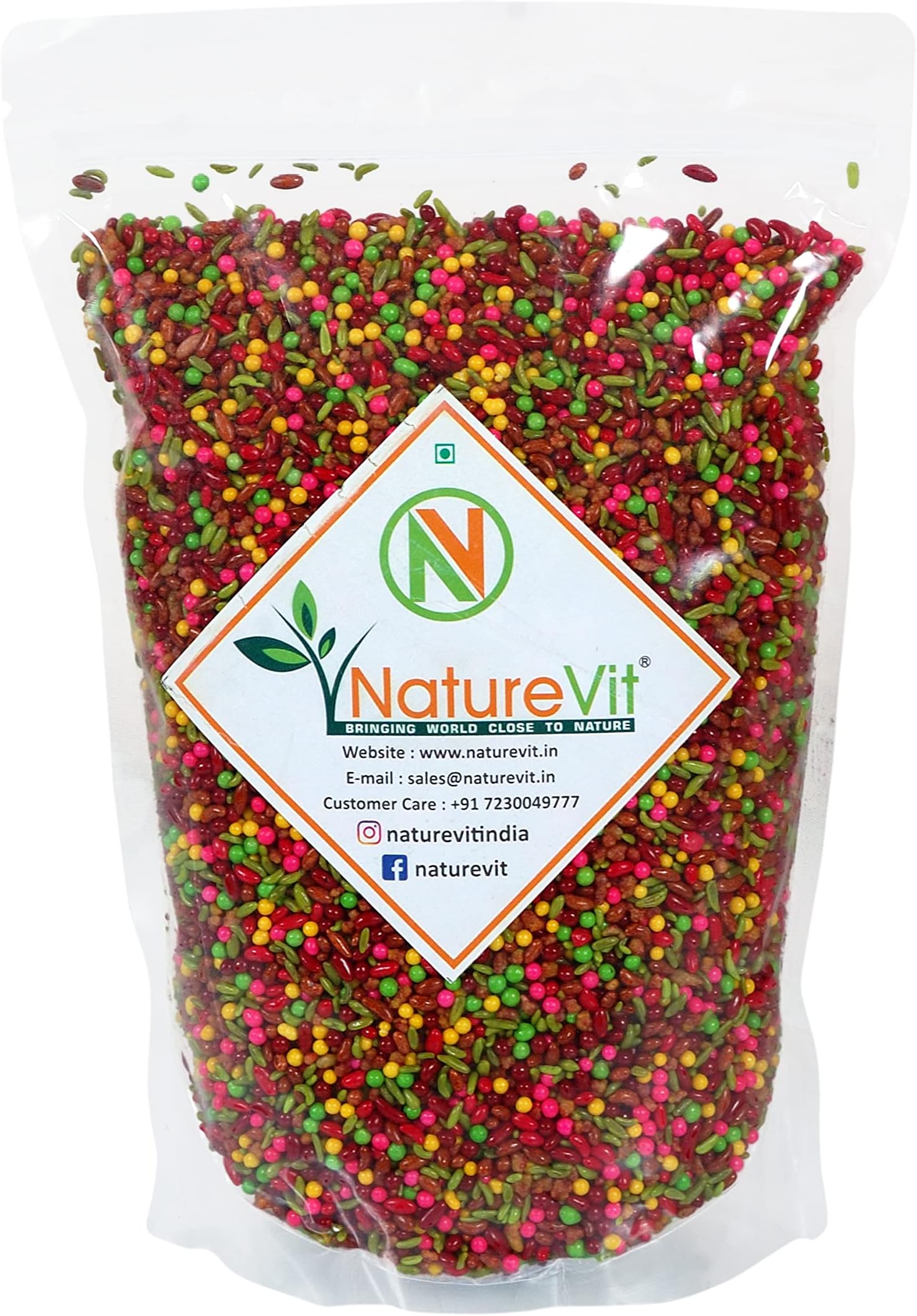 NatureVit Punjabi Mukhwas 1kg | Traditional Mouth Freshener After Meal | Aromatic & Digestive Blend | No Added Preservatives | Refreshing & Flavorful