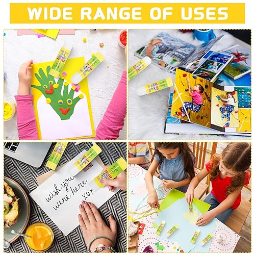 Miniatura 6 de Pegamento blanco lavable en barra para manualidades, hogar, escuela, aula, estudiantes, profesores, empleados, álbumes de recortes, suministros de