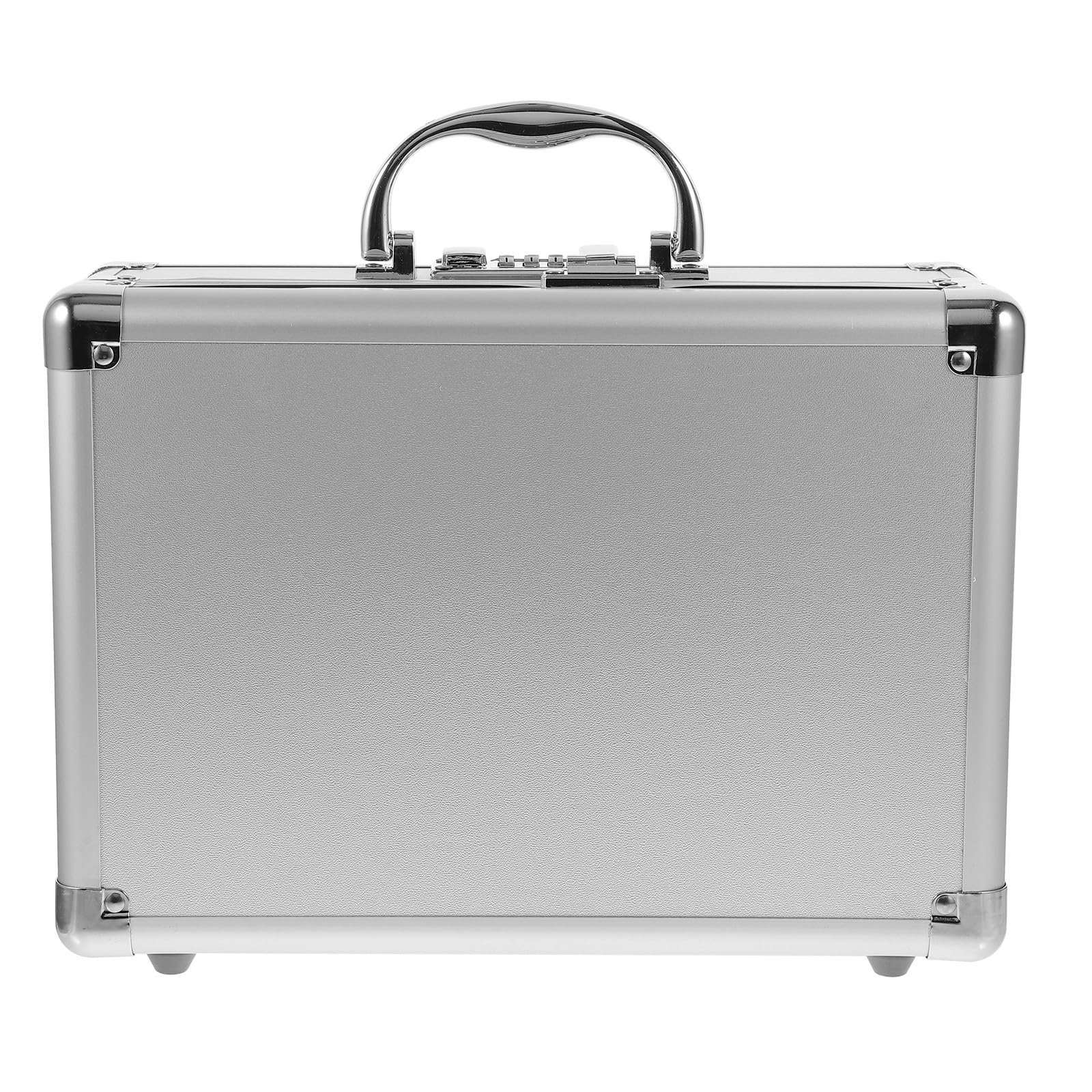 Boîte à outils métallique Healvian en aluminium et serrure à code pour rangement