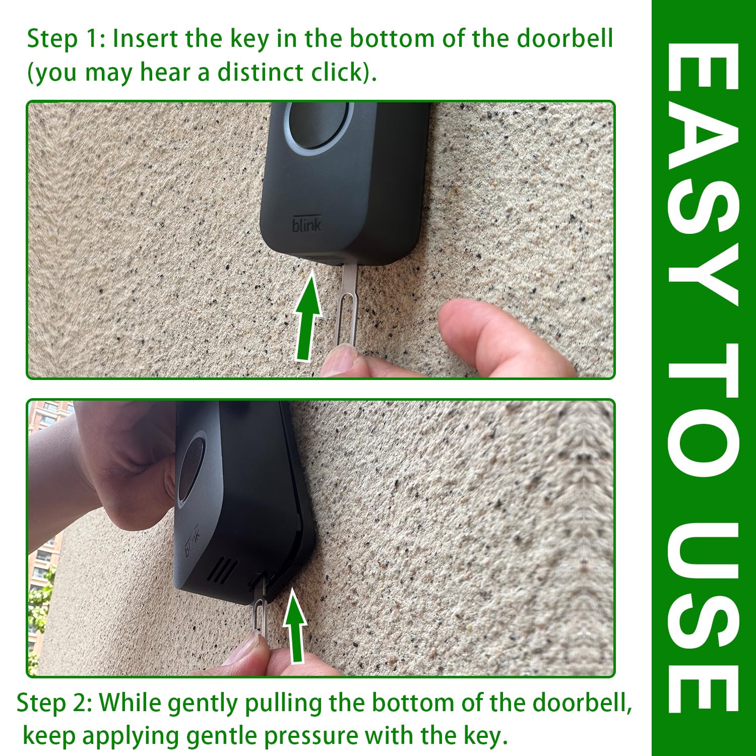 Aieted 4 Pack Blink Doorbell Key Replacement Tool,Blink Doorbell