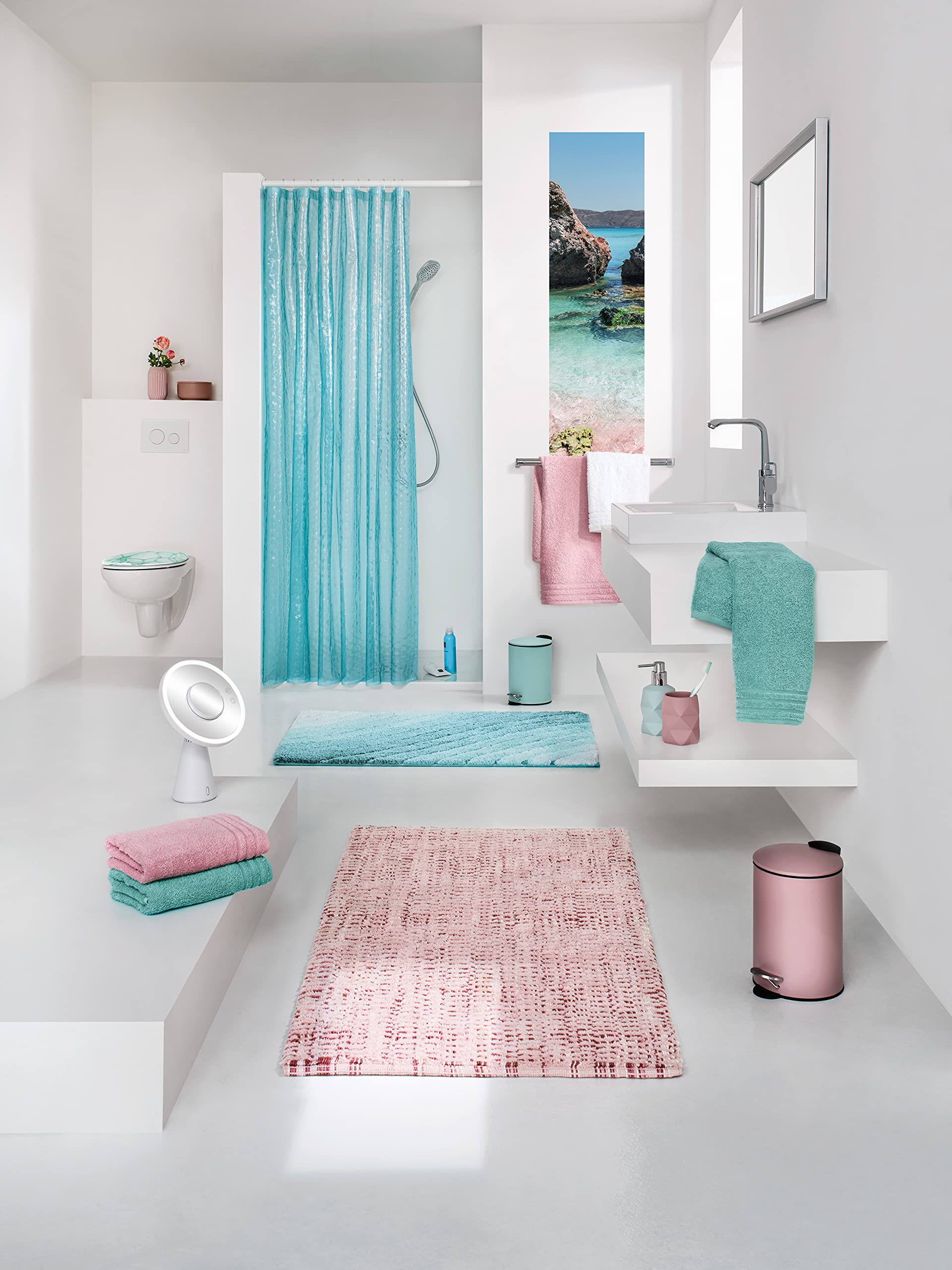 Kleine Wolke Royal Cotton Bath Towel 27.6 X 55.1in [70 X 140cm] (Sage Green)