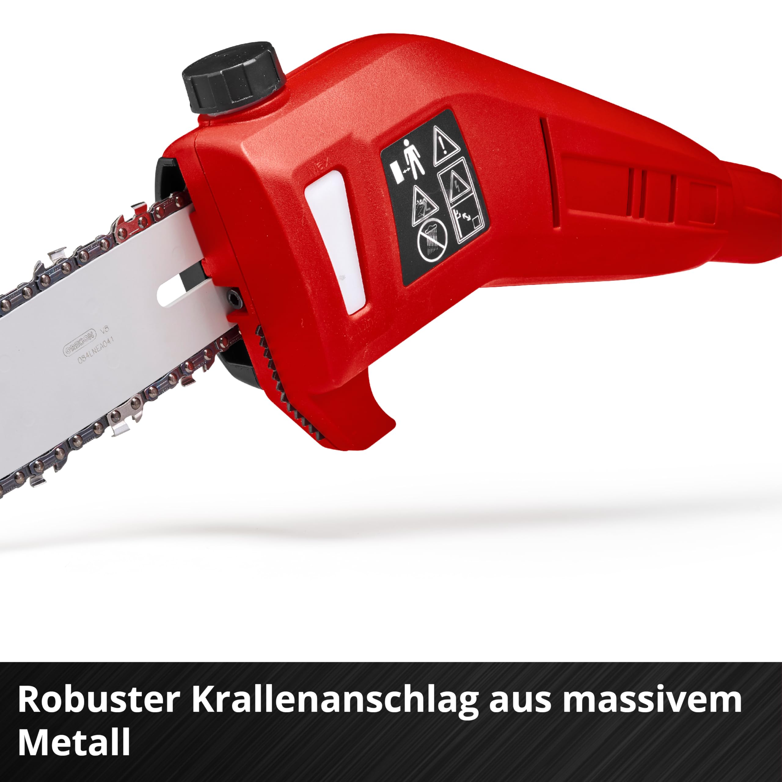 Einhell Akku-Hochentaster GC-LC 18/20 Li T-Solo Power X-Change (Li-Ion, 18 V, 20 cm Schwertlänge, Motorkopf mit 30° Neigung, Verlängerungsstange, Metallgetriebe, ohne Akku und Ladegerät)