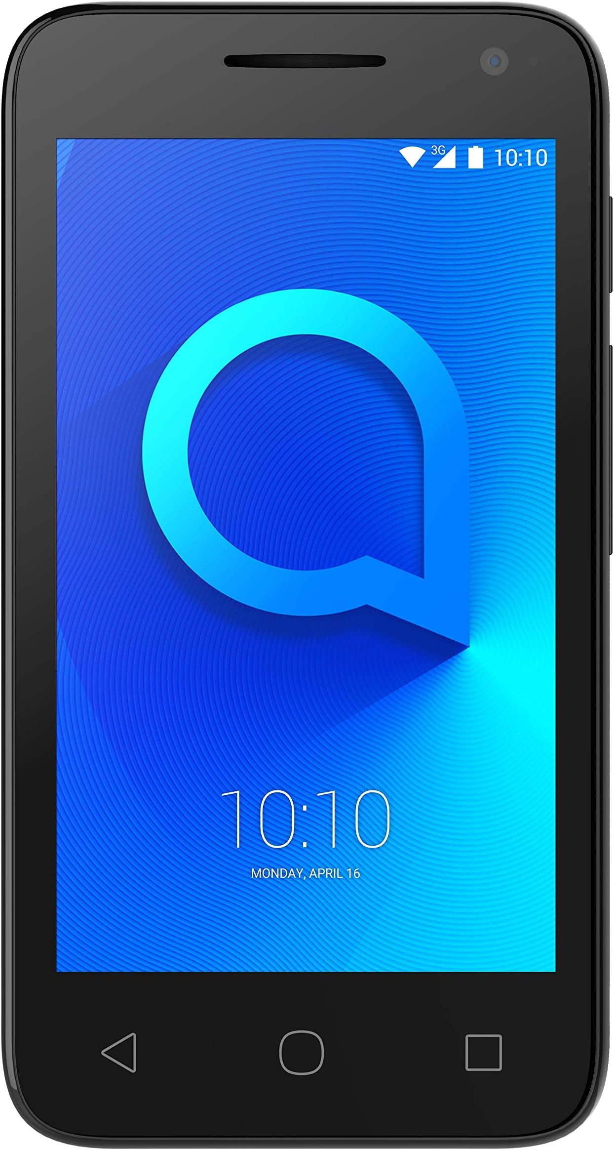 Alcatel U3 (2019) SIM Free UK 4G Smartphone, 4inch Display, 5MP Camera with 4GB ROM + 512MB RAM Storage and Android 6.0 Marshmallow - Volcano Black