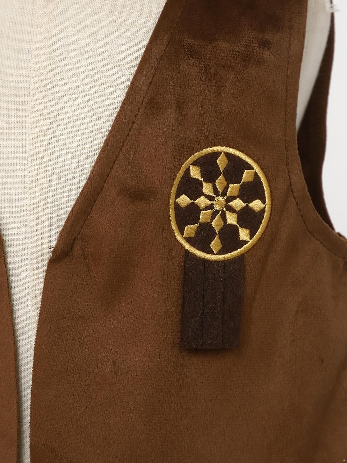 Wild West Dress-up for Girls Fringed Waistcoat Faux Suede Cowboy Vest Western Disco Dance Outfit