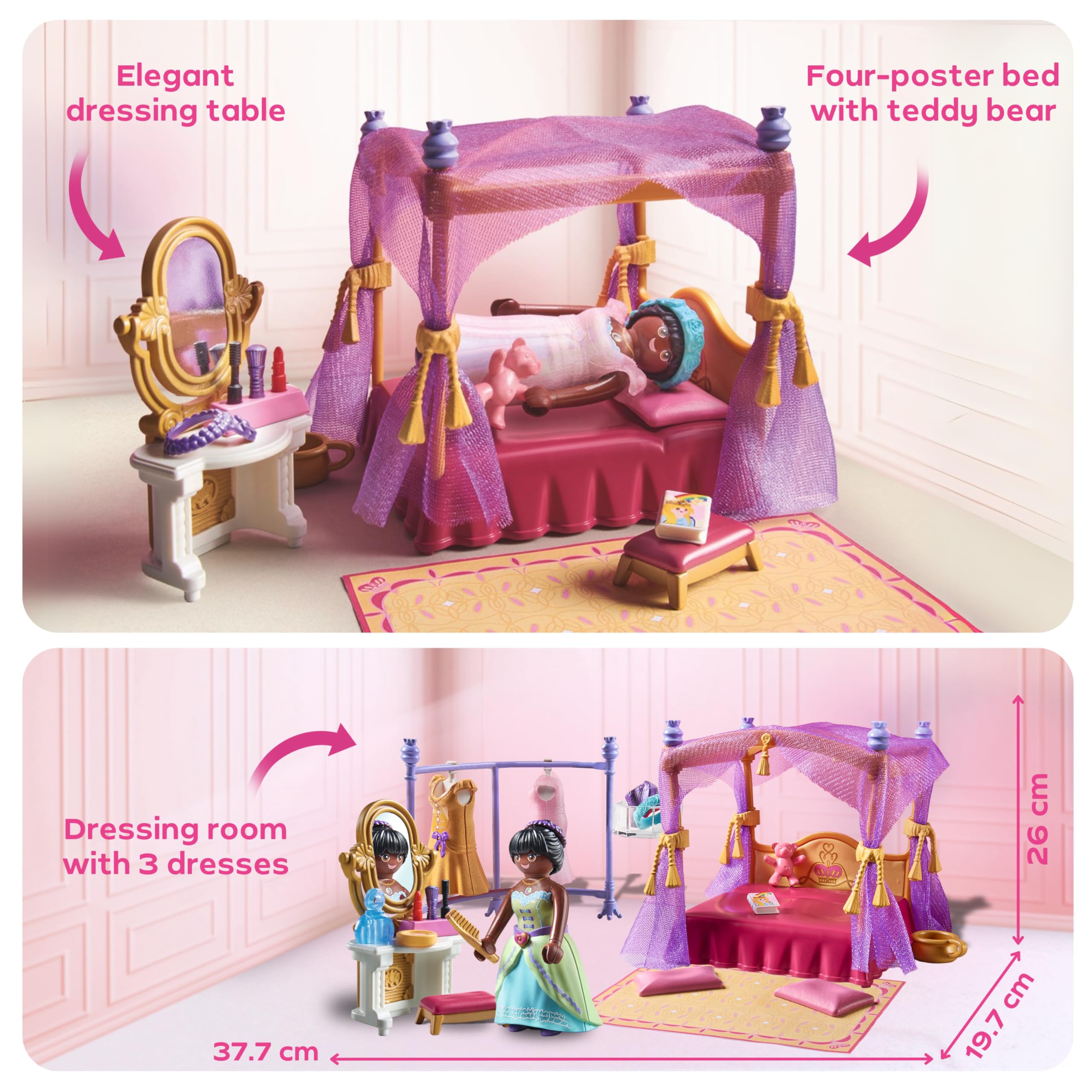 playmobil princess dressing room Playmobil Princesses Royal Dressing Room (5148)