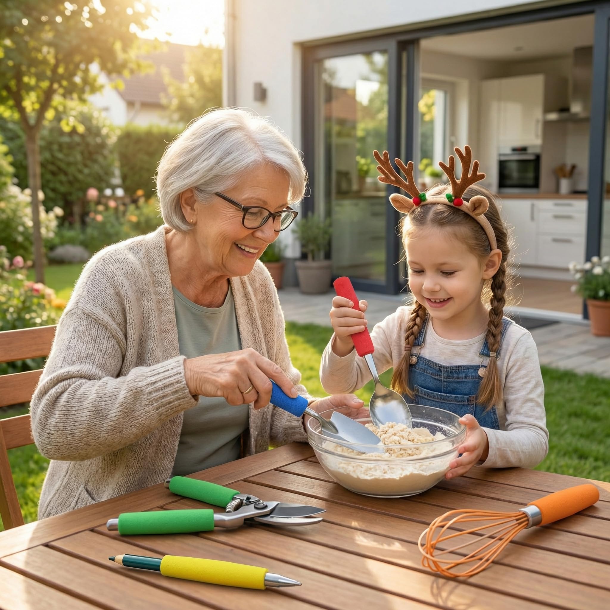 10 sztuk piankowych węży uchwytowych, 5 rozmiarów, pogrubienie uchwytu do sztućców, narzędzi, długopisów, pomoc dla seniorów i osób niepełnosprawnych