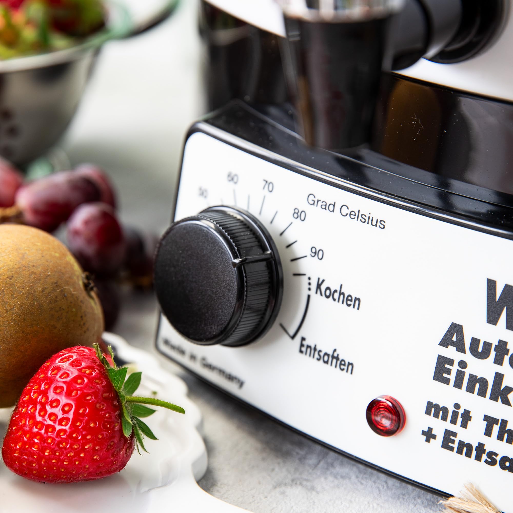 Weck Bouton Rotatif Noir Pour Thermostat | Pièce De Rechange D'origine WMT 10 & 10 A | Poignée En Plastique Robuste Pour Un Contrôle Précis De La Température Lors De La Cuisson