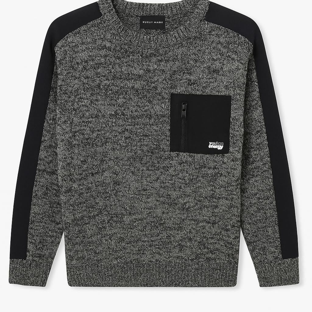 Generico Maglione Felpa Jersey per Ragazzo, Girocollo, Maniche Lunghe, Perfetto per Scuola, Tempo Libero e attività Quotidiane, Perfetto per Autunno, Inverno e Primavera