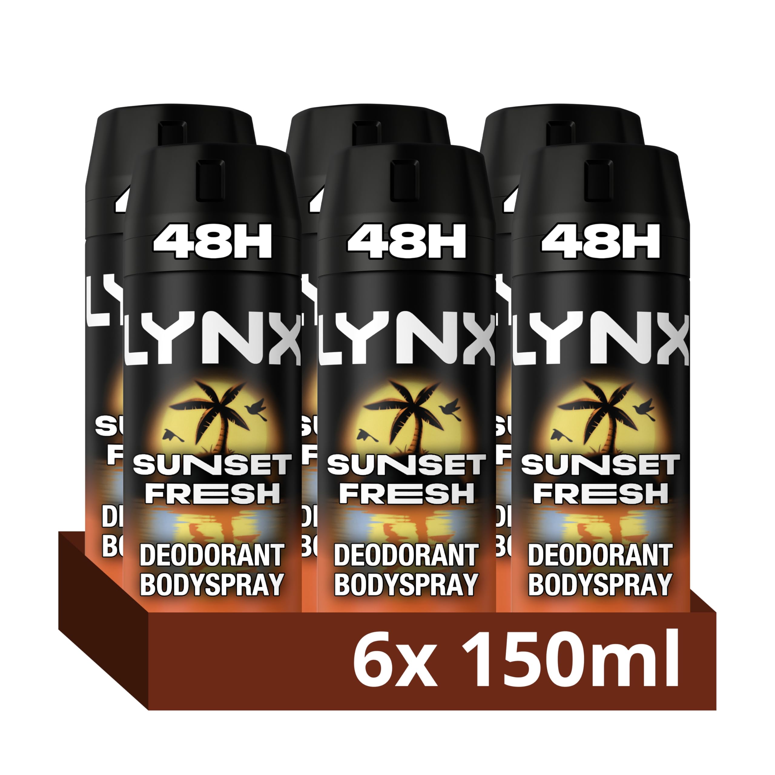 Sure Men Nonstop Protection Quantum Dry Anti-Perspirant Aerosol Men's Deodorant Spray with Body Heat Activated technology and a citrusy & woody scent for 72 hour odour and sweat protection 6x 150 ml
