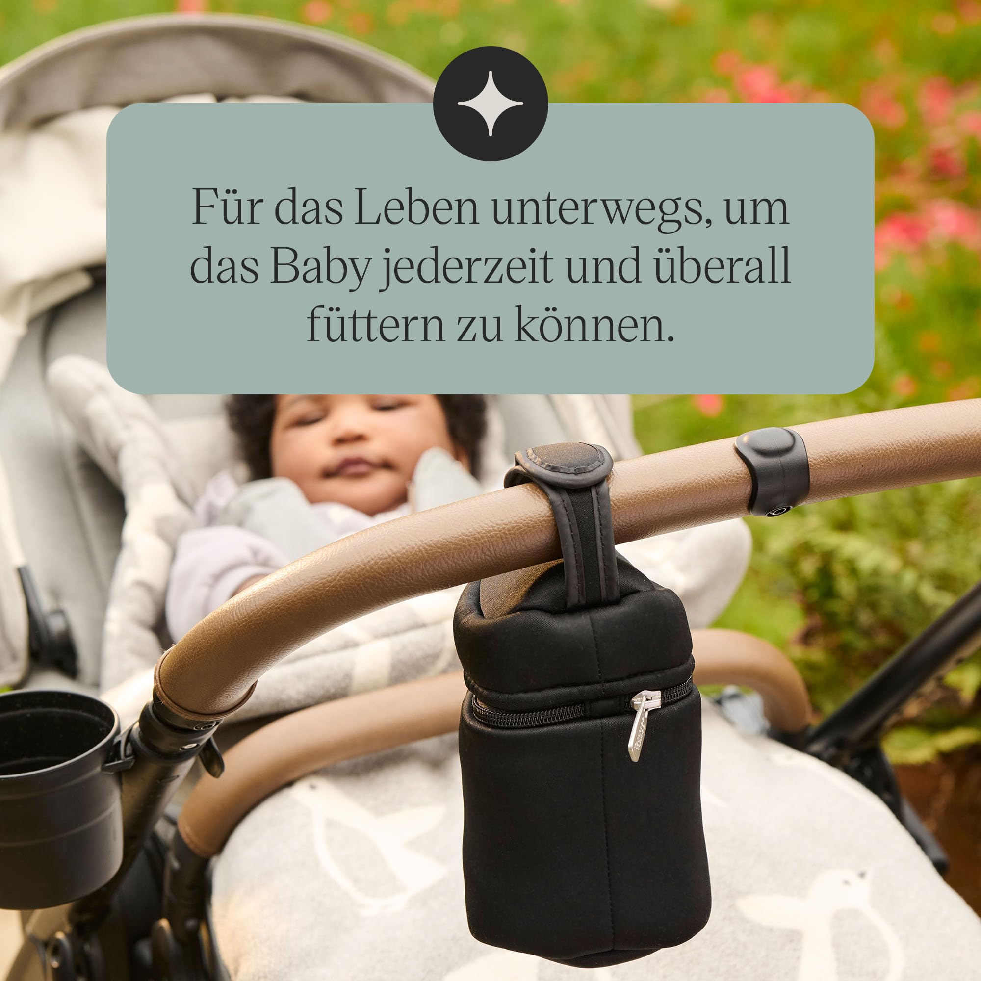 Tommee Tippee Tragbare isolierte Flaschentaschen für Closer to Nature Babyflaschen, 2 Stück