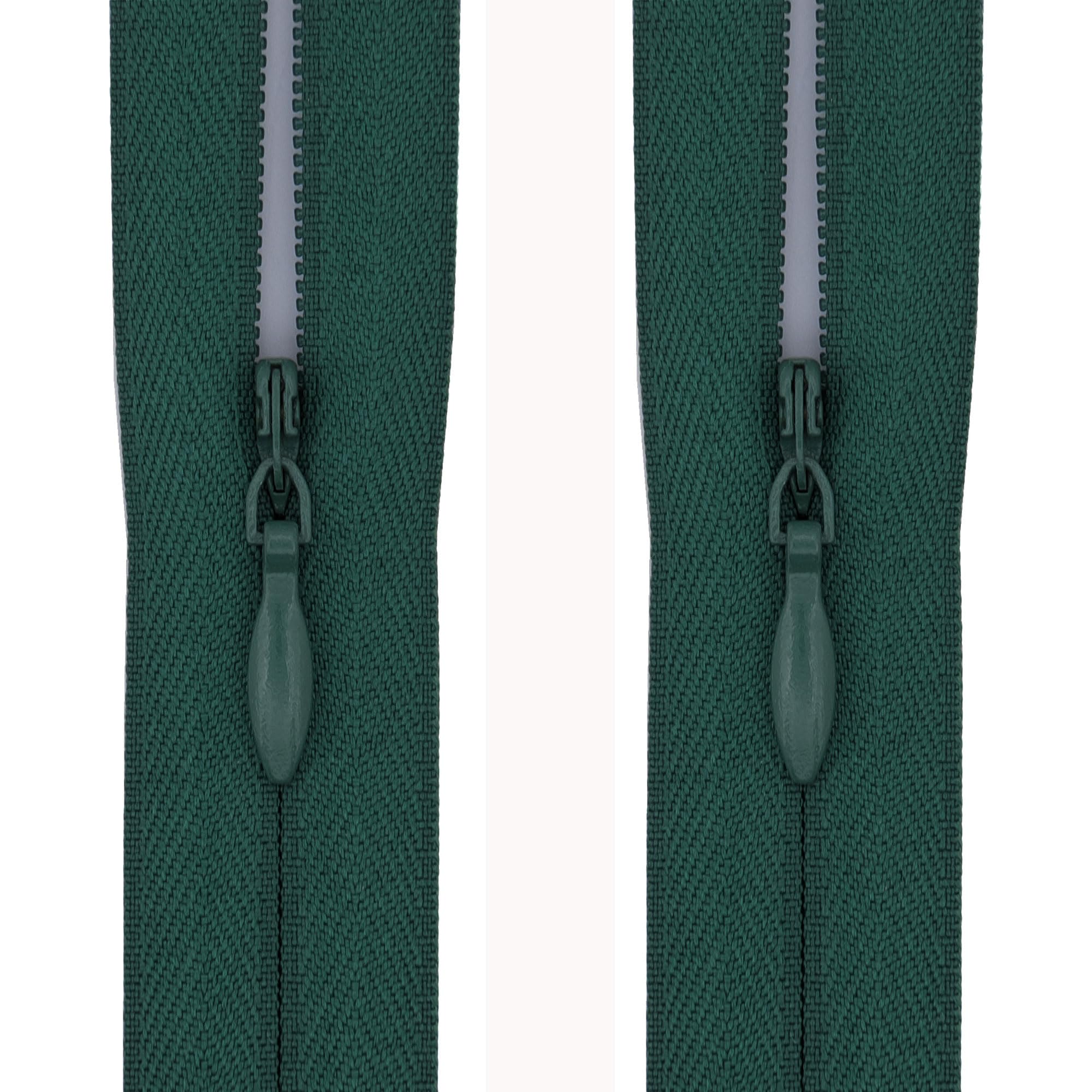 Y-connection #3 Invisible Zips, 2 Pack, 9 Inch (Deep Teal Green)