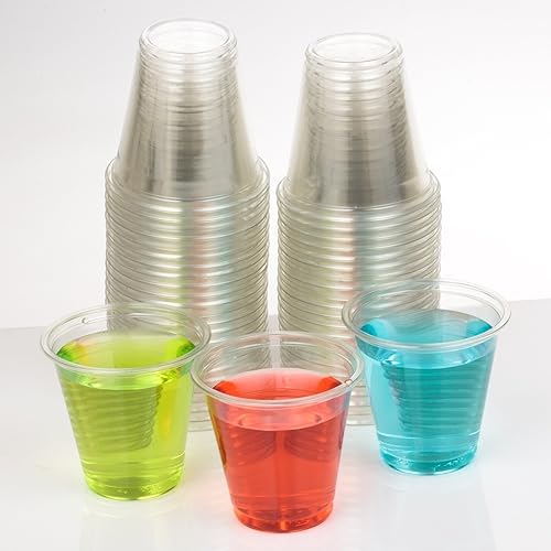 Vista 25 de Vasos de plástico de 9 onzas Conjuntos de 50 piezas.