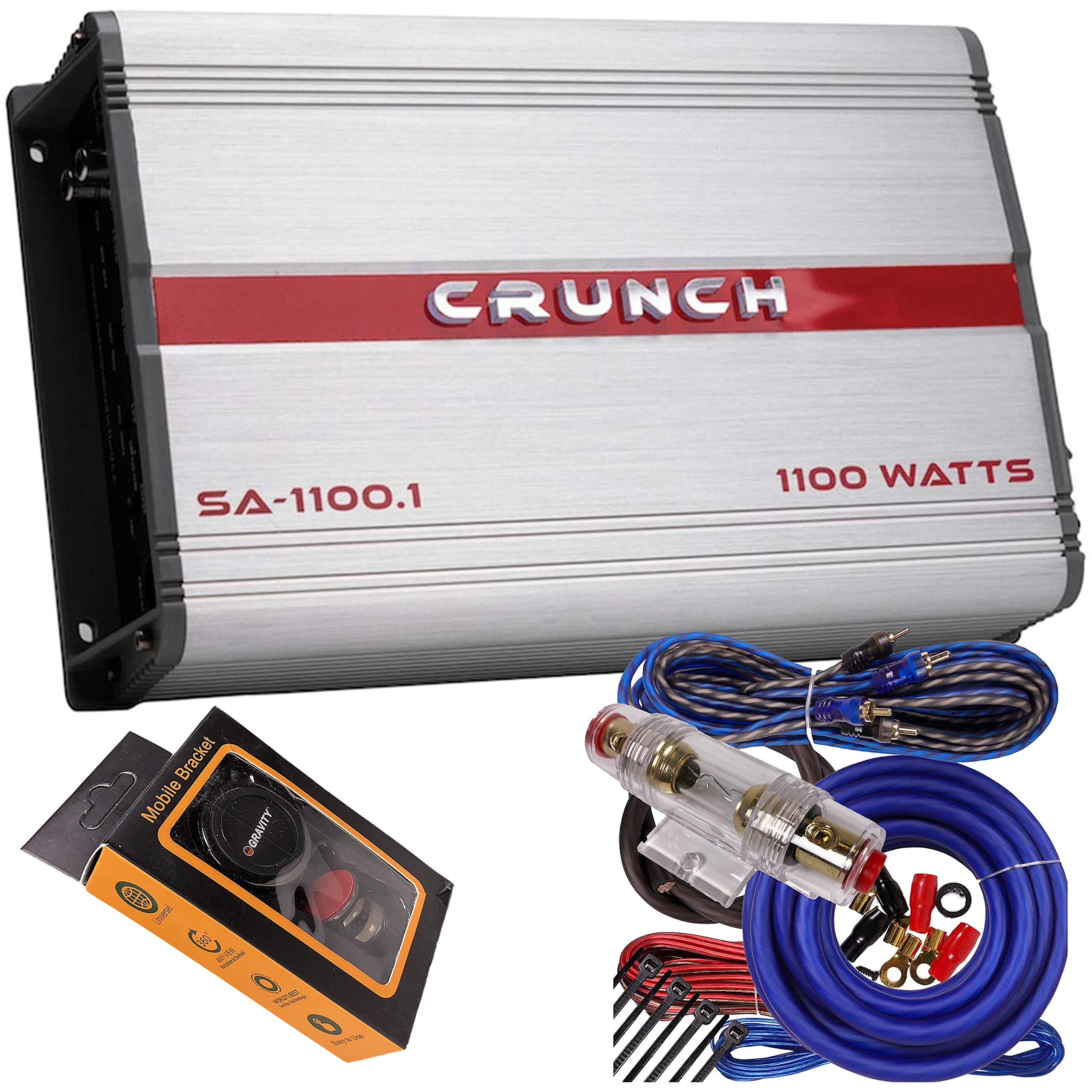 Crunch SA-1100.1 Monoblock Amplifier Top View