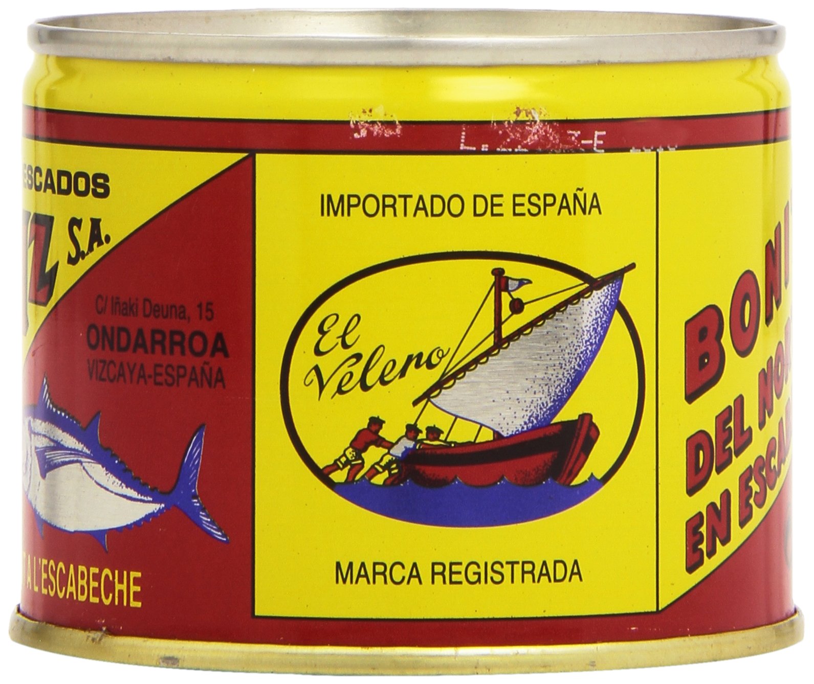 Ortiz - El Velero - Eingelegter gebratener Thunfisch - 140 g - [Packung mit 2]