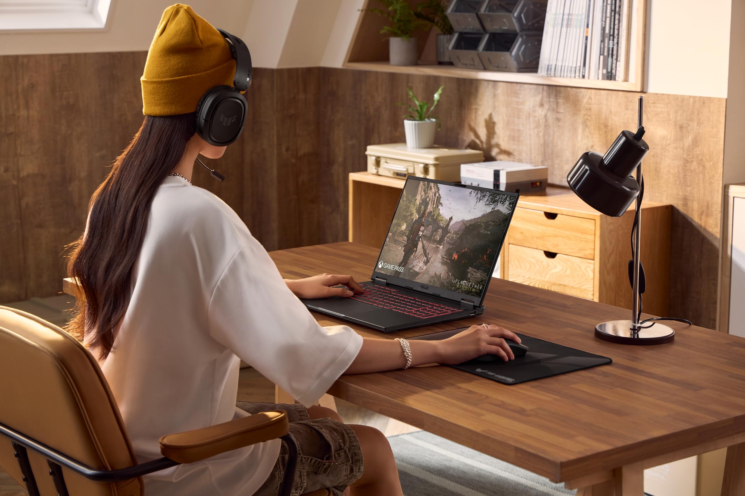 ASUS TUF Gaming A16-TUF608PP-RV067W 16 Pouces FHD+ 165Hz PC Portable (AMD Ryzen9 8940HX up to 5.3GHz, 32Go DDR5, 1To SSD, NVIDIA® GeForce RTX5070 8GB GDDR7, Windows 11 Home) – Clavier AZERTY
