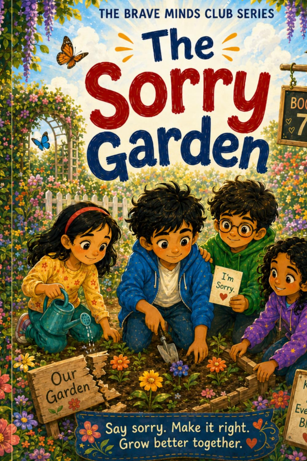 The Sorry Garden: A Story About Apologies, Repair and Growing Kindness After Mistakes: 7 (The Brave Minds Club Series)