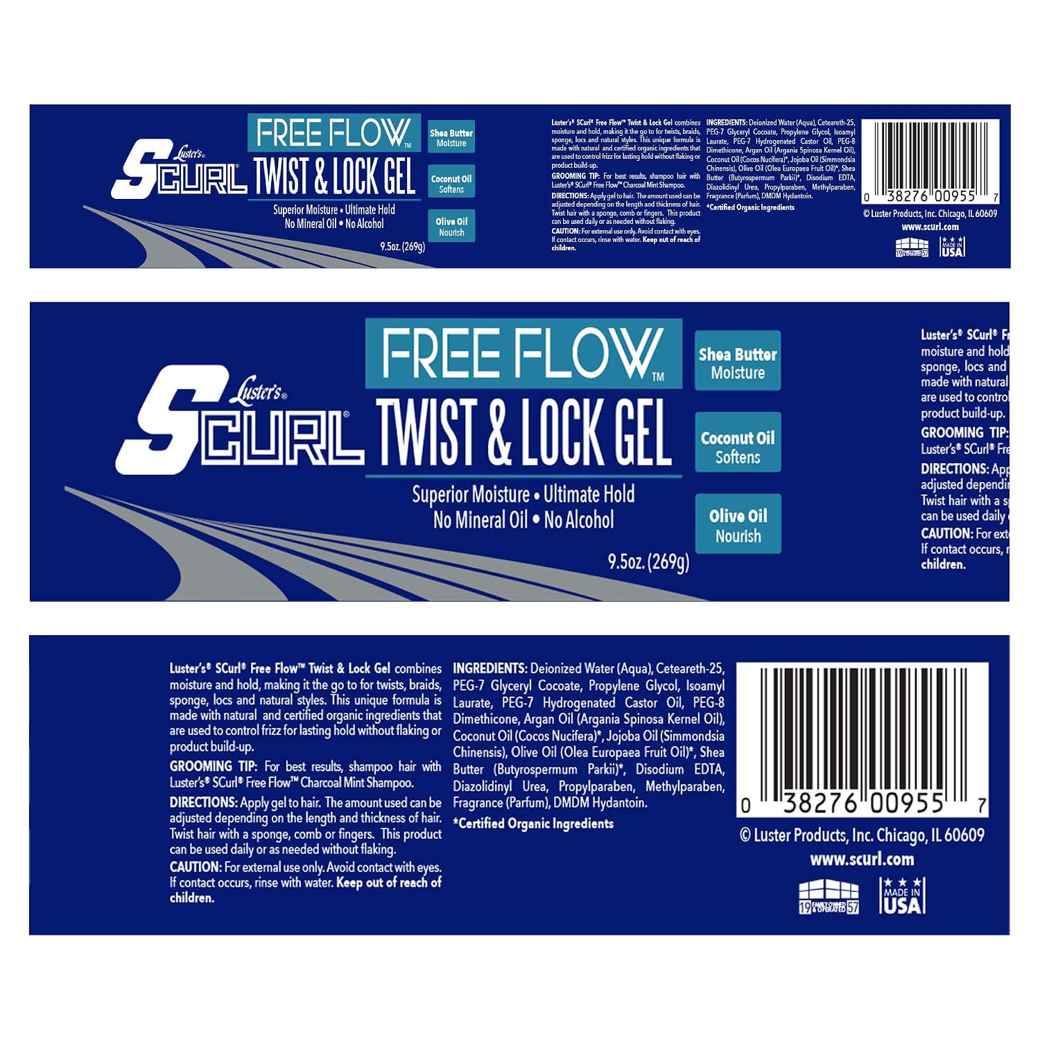 Luster's SCurl Free Flow Twist & Lock Gel