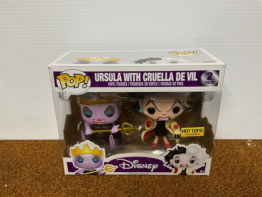 Amazon.com: Funko POP! Disney Ursula with Cruella De Vil