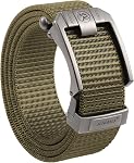 JUKMO Ceinture à cliquet pour homme, ceinture tactique Web en nylon avec boucle de diapositive automatique, ajustable pour s'adapter