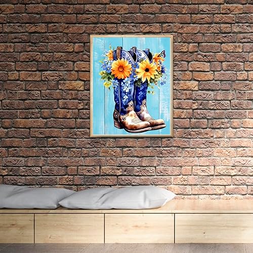 Miniatura 3 de DIYDECORFUN Kits de pintura de diamantes de Navidad para adultos, kit de belén de arte de diamantes 5D, taladros redondos completos para bricolaje,