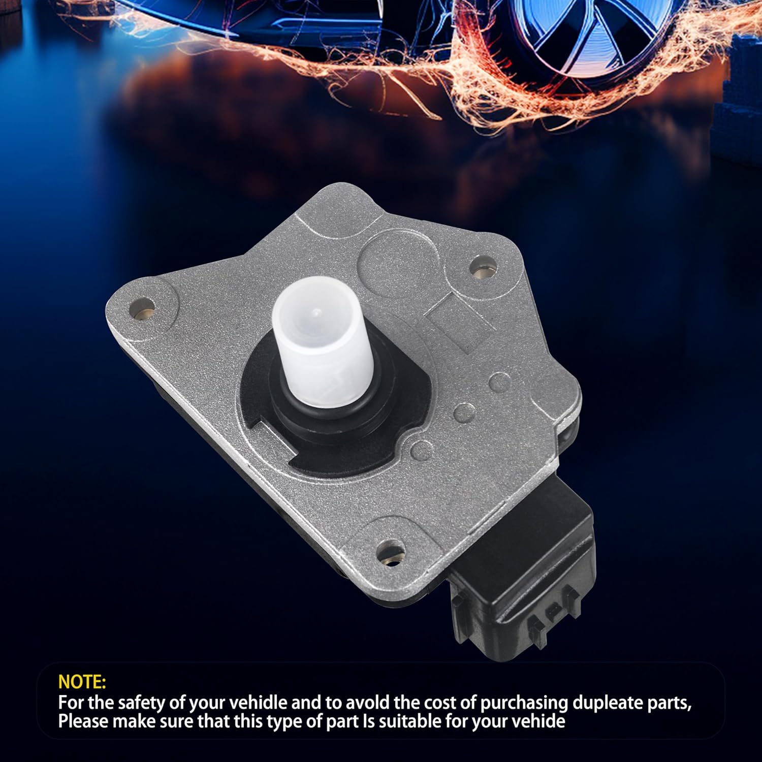 Mass Airflow Sensor MAF 1601786G02 Compatible with Nissan D21 1990-1994 Pickup 1995-1996 Replaces OE 1601786G03, 16119F4000