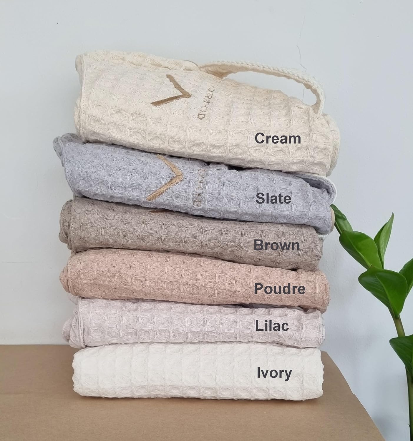 Organic Cover for Nursing Pillow • Premium Quality 100% Cotton Oeko-Tex Standard • Case for Breastfeeding and Bottle Feeding Pillow • Soft and Breathable • Only Cover (Cream Waffle)