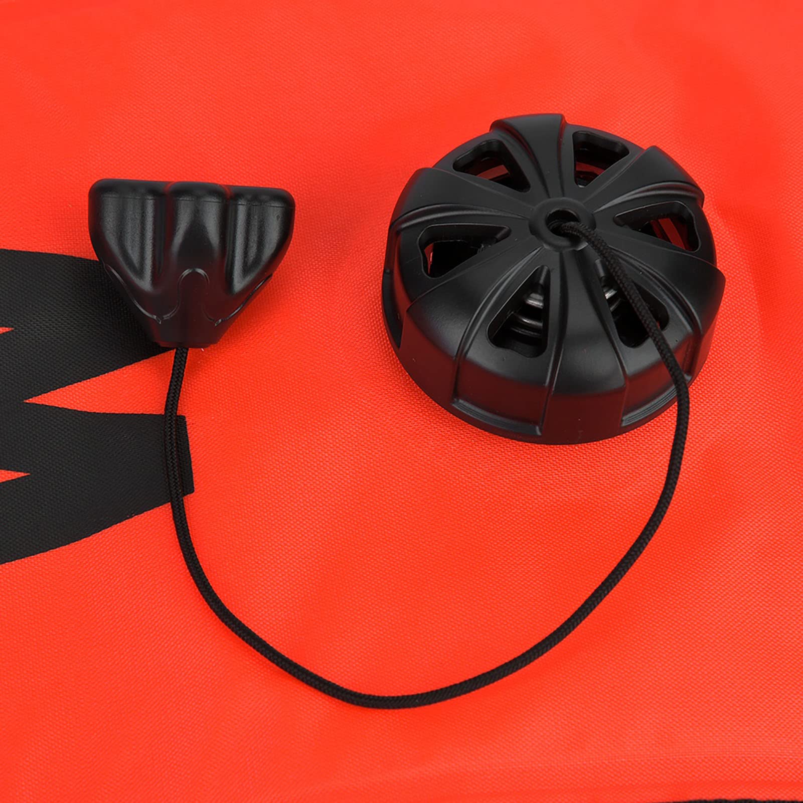 QERLONG Scuba Diving Signal Marker Buoy HIGH Visibility Inflatable Accessory for Diver Safety (Red)