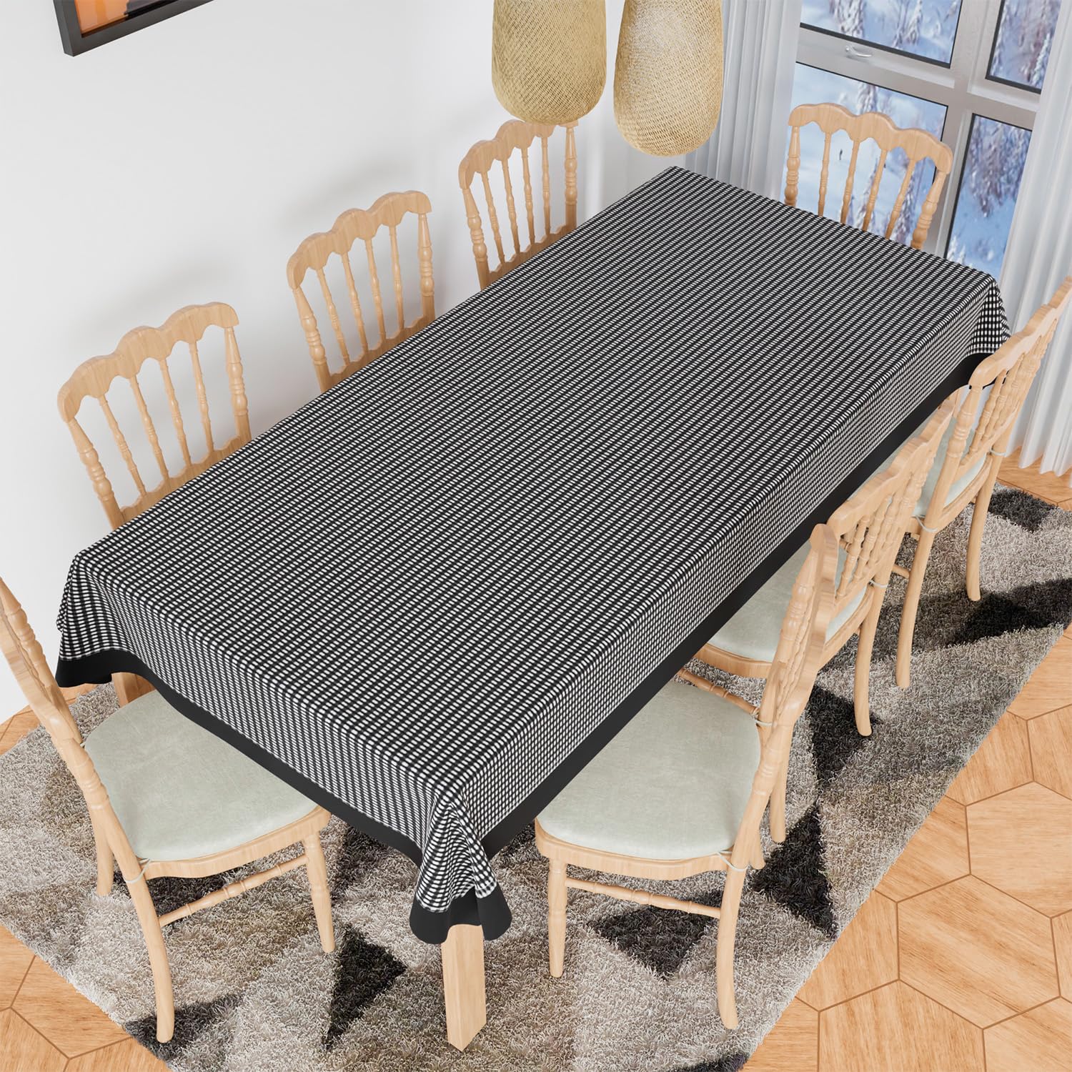 Kuber Industries Dining Table Cover | Cotton Table Cloth ...