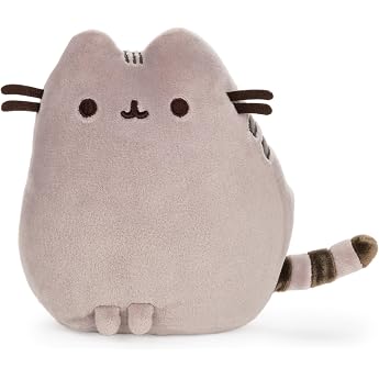 GUND Pusheen Pet Pose Plush Animal Cat Grey 6" | エキサイティングなキャラクターのロールプレイ、早期の感覚発見、創造的なストーリーテリングを促進します。柔らかく、心地よく、コレクション用のぬいぐるみ。