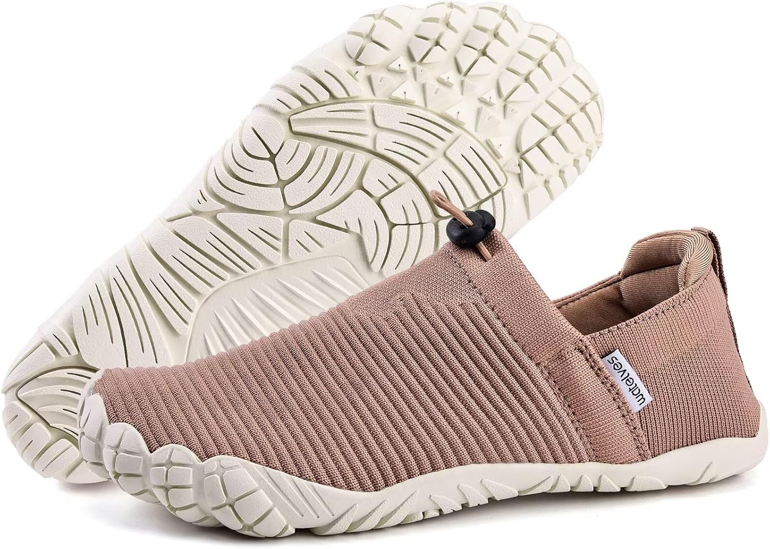 WateLves Water Shoes Womens Mens - Comfortable Lightweight Striped Pattern Barefoot Shoes for Beach Swim Pool Yoga Boating Water Aerobics - Image 3